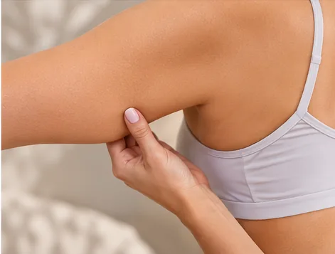 Grasa localizada en el brazo y valoración del contorno corporal