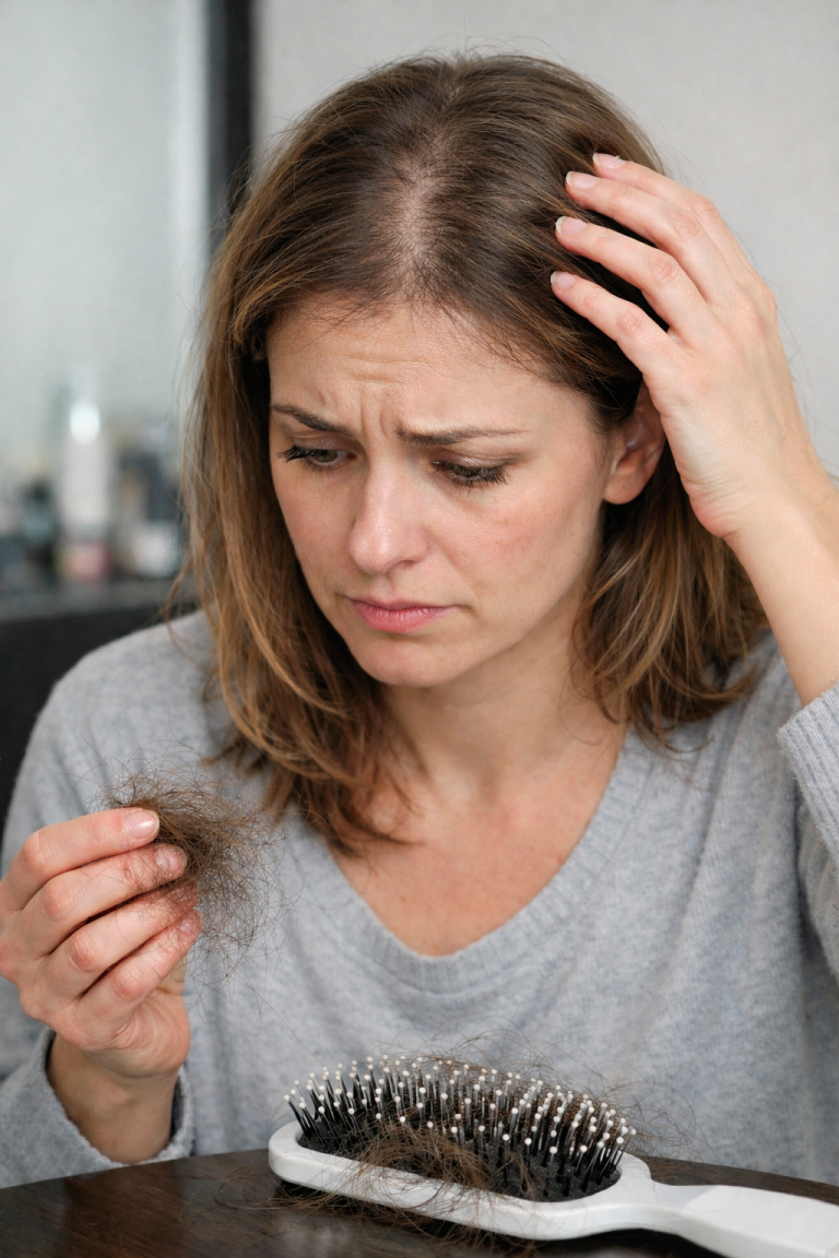Señales típicas de anemia y caída del cabello