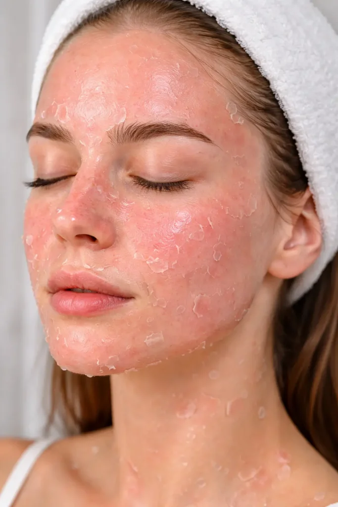 Cuidados post peeling quimico