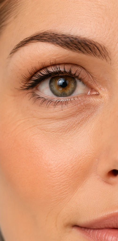 Imagen ilustrativa de blefaroplastia inferior