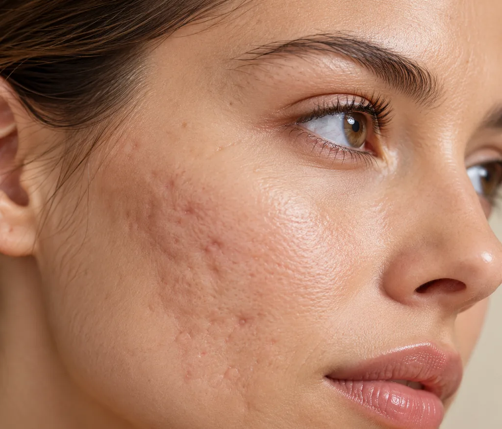Tratamiento facial para mejorar la apariencia de cicatrices