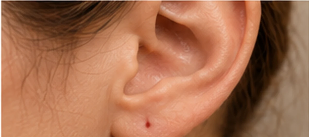 Corrección de orificios de piercing y secuelas del tejido
